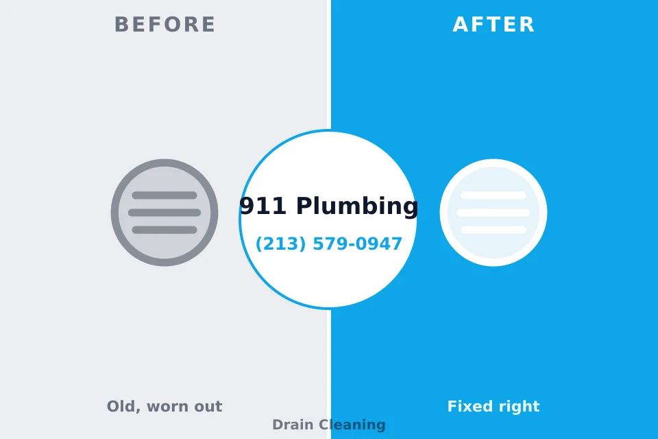 Before and after: plumbing company Fredonia, WI